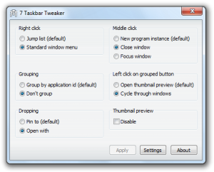 7 Taskbar Tweaker